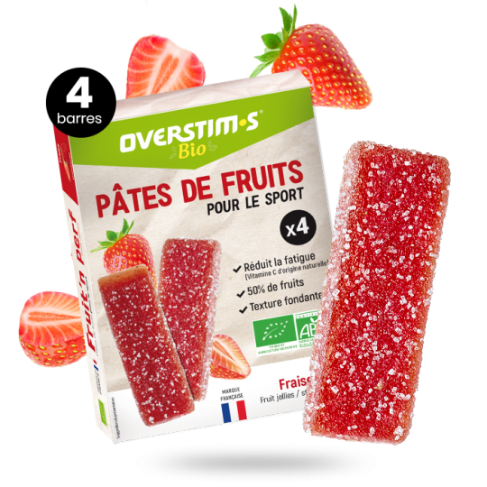 OVERSTIM'S PATE DE FRUITS BIO POUR LE SPORT