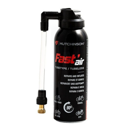 HUTCHINSON FAST'AIR BOMBE ANTI-CREVAISON  REPARE ET REGONFLE