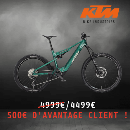 VTT ELECTRIQUE TOUT SUSPENDU KTM MACINA KAPOHO 8973 29/27.5 POUCES 85Nm 800Wh 4 PISTONS