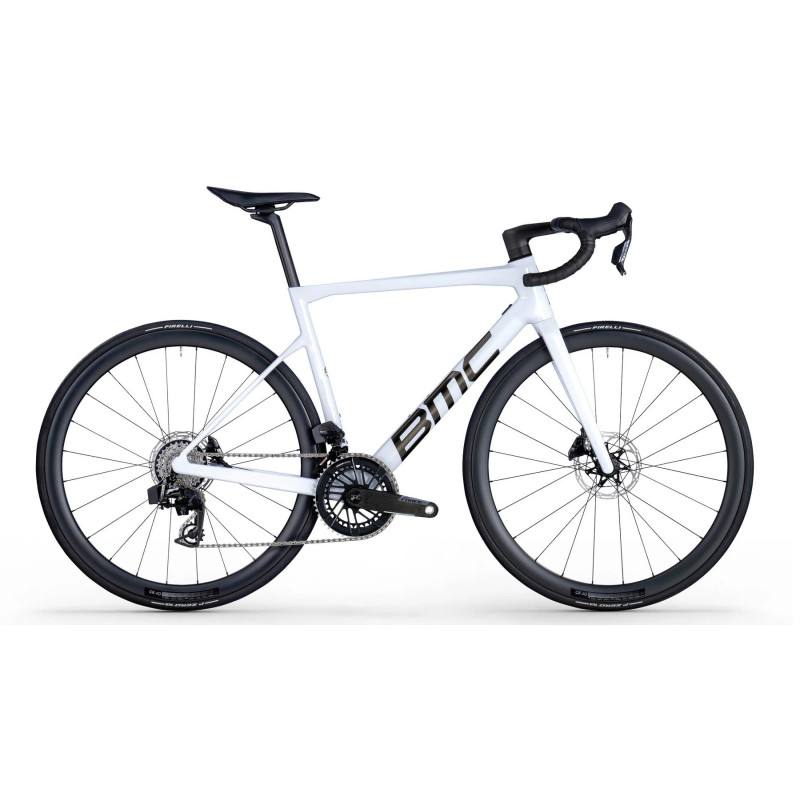 VELO ROUTE EN CARBONE BMC TEAMMACHINE SLR ONE SRAM FORCE FREINS A DISQUE HYDRAULIQUE