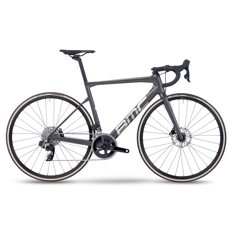 VELO ROUTE CARBONE BMC TEAMMACHINE SLR FOUR  SRAM AXS  FREINS A DISQUES