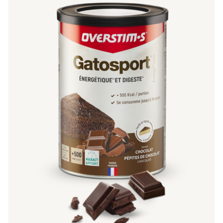 OVERSTIM'S GATOSPORT GATEAU ENERGETIQUE DIGESTE AVANT EFFORT
