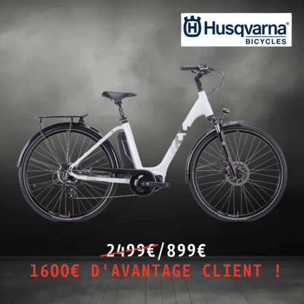 VTC ELECTRIQUE URBAIN HUSQVARNA ECO CITY 1 40NM 418WH 28 POUCES