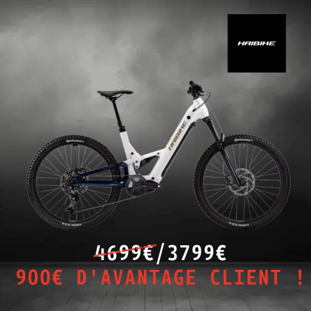 VTT ELECTRIQUE TOUT SUSPENDU HAIBIKE ALL TRAIL 8 LOW 27.5 POUCES 85Nm 600Wh 4 PISTONS