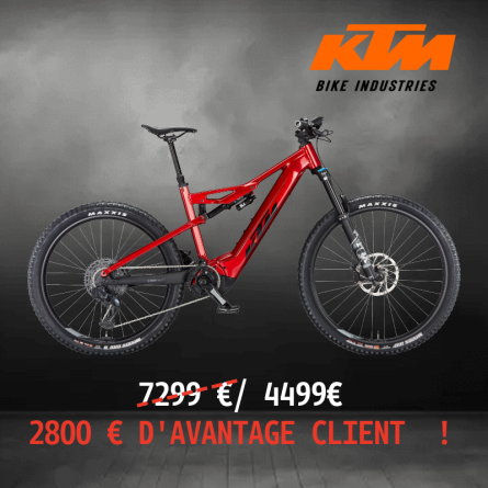 VTT ELECTRIQUE TOUT SUSPENDU KTM MACINA KAPOHO 7971 29/27.5 POUCES 85Nm 750Wh 4 PISTONS