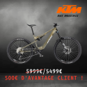 VTT ELECTRIQUE TOUT SUSPENDU KTM MACINA KAPOHO 8971 DI2 29/27.5 POUCES 85Nm 800Wh 4 PISTONS