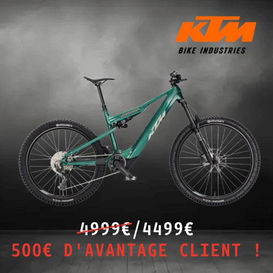 VTT ELECTRIQUE TOUT SUSPENDU KTM MACINA KAPOHO 8973 L DI2 29/27.5 POUCES SHIMANO 85Nm 800Wh 4 PISTONS