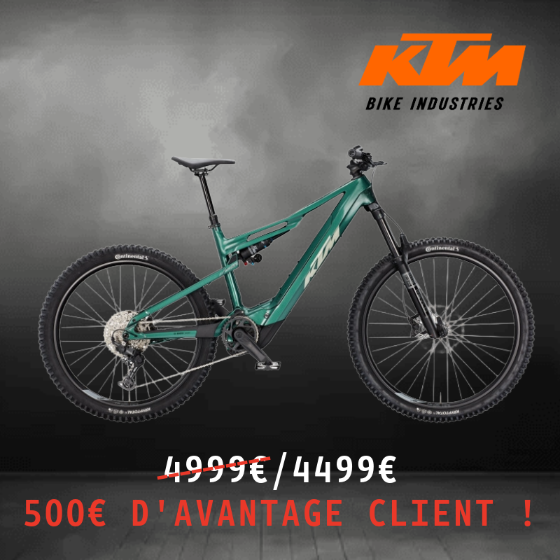 VTT ELECTRIQUE TOUT SUSPENDU KTM MACINA KAPOHO 8973 L DI2 29/27.5 POUCES SHIMANO 85Nm 800Wh 4 PISTONS