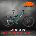 VTT ELECTRIQUE TOUT SUSPENDU KTM MACINA KAPOHO 8973 L DI2 29/27.5 POUCES SHIMANO 85Nm 800Wh 4 PISTONS
