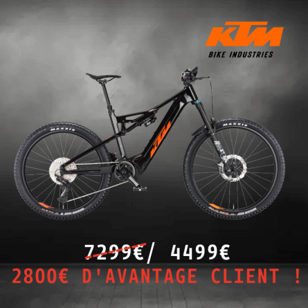 VTT ELECTRIQUE TOUT SUSPENDU  CARBONE KTM MACINA KAPOHO MASTER 29/27.5 POUCES 85Nm 750Wh 4 PISTONS
