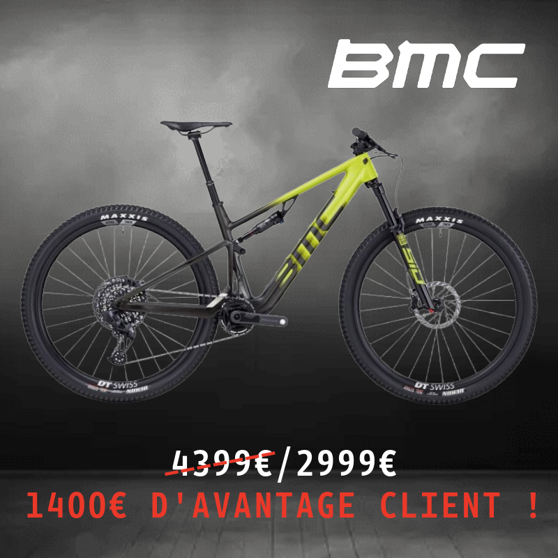 VTT TOUT SUSPENDU CARBONE LEGER BMC FOURTSROKE FOUR 29 POUCES CROSS COUNTRY