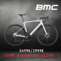 VELO DE ROUTE CARBONE BMC ROADMACHINE THREE SHIMANO ULTEGRA DI2 FREINS A DISQUE HYDRAULIQUE