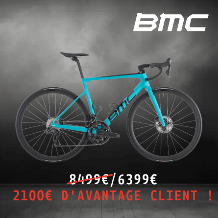 VELO ROUTE CARBONE BMC TEAMMACHINE SLR 01 FOUR SHIMANO ULTEGRA DI2 FREINS A DISQUE HYDRAULIQUE