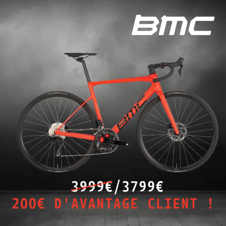 VELO ROUTE CARBONE BMC SLR THREE SHIMANO 105 DI2 FREINS A DISQUE HYDRAULIQUE